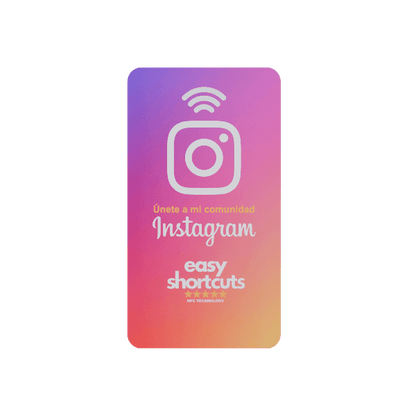 Instagram Tarjeta NFC