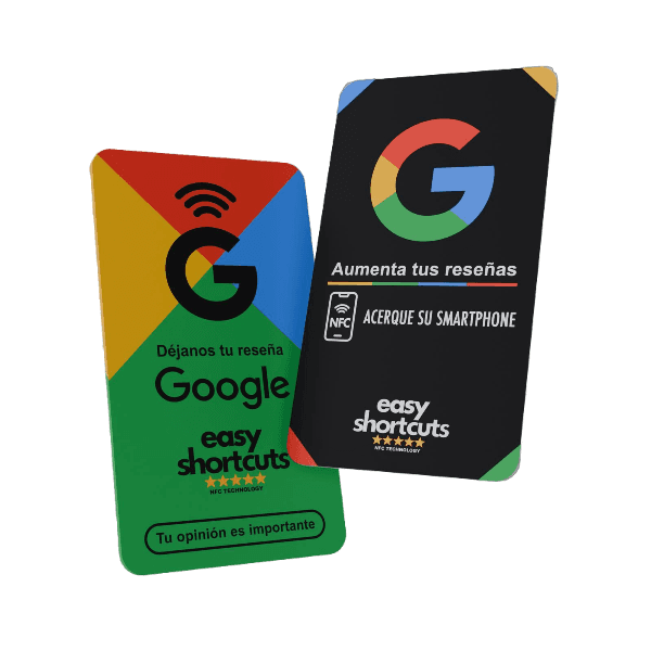 Google Reviews Tarjeta NFC (Black)