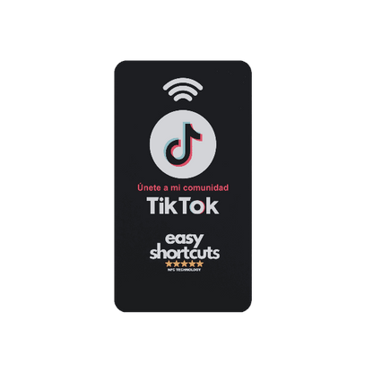 TikTok Tarjeta NFC